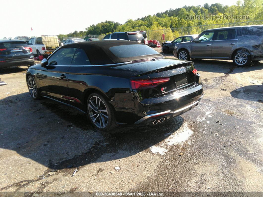 2022 Audi S5 Cabriolet Premium Plus Black vin: WAUW4GF54NN000892