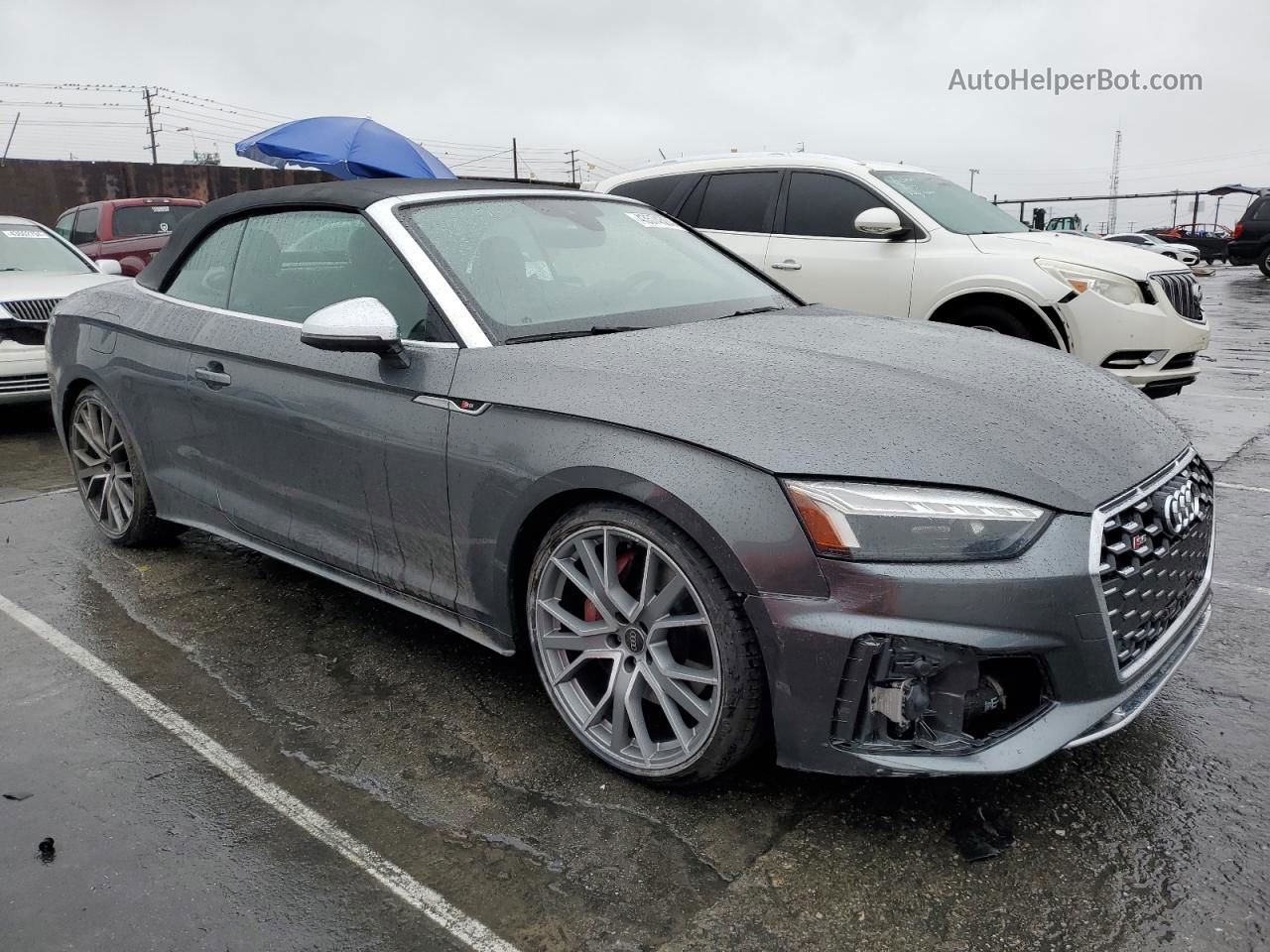 2022 Audi S5 Premium Plus Серый vin: WAUW4GF58NN001401