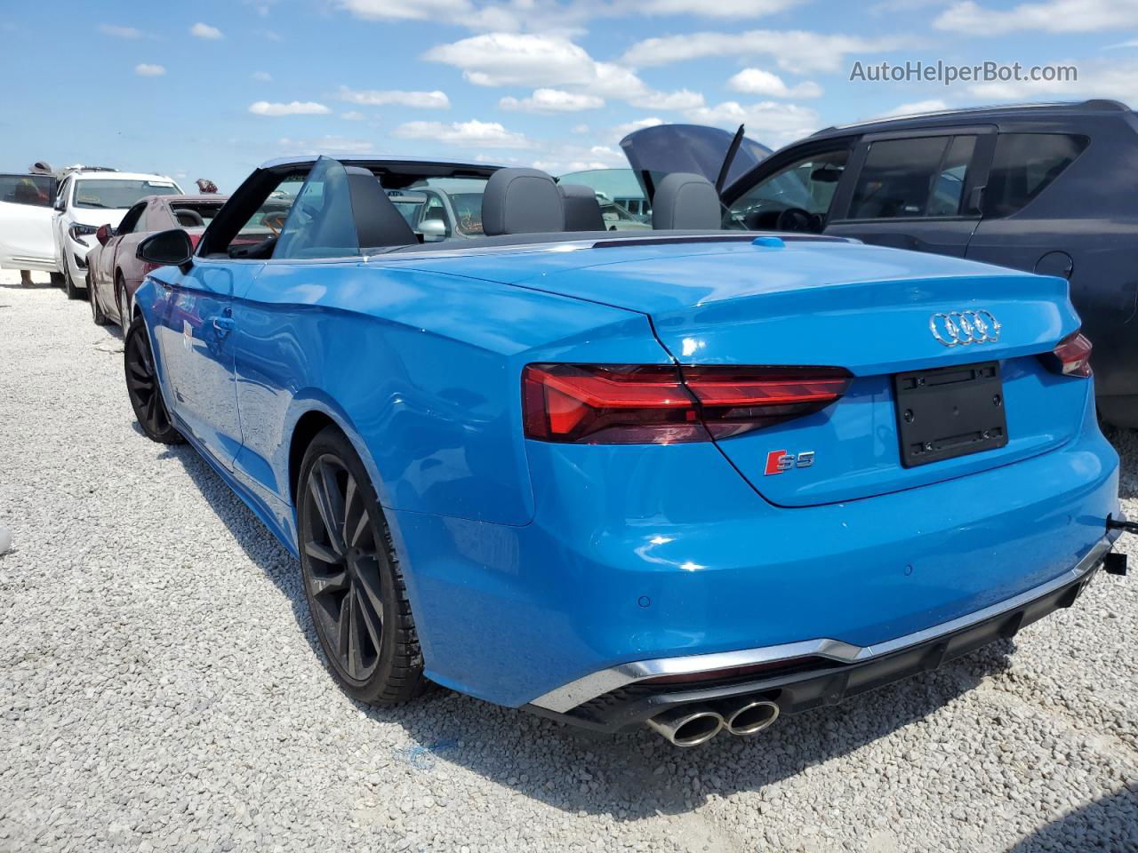 2022 Audi S5 Premium Plus Синий vin: WAUW4GF59NN001505