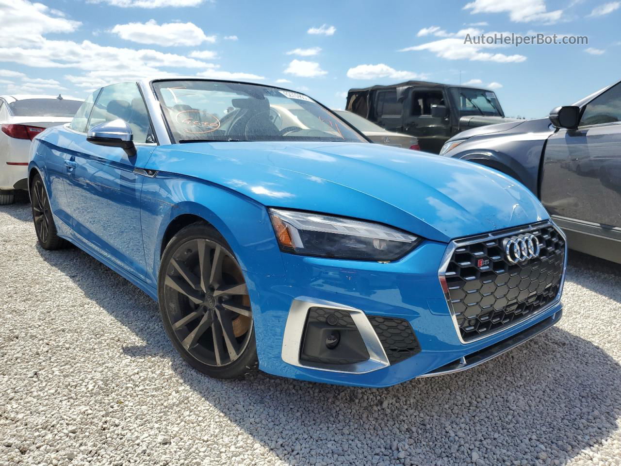 2022 Audi S5 Premium Plus Синий vin: WAUW4GF59NN001505