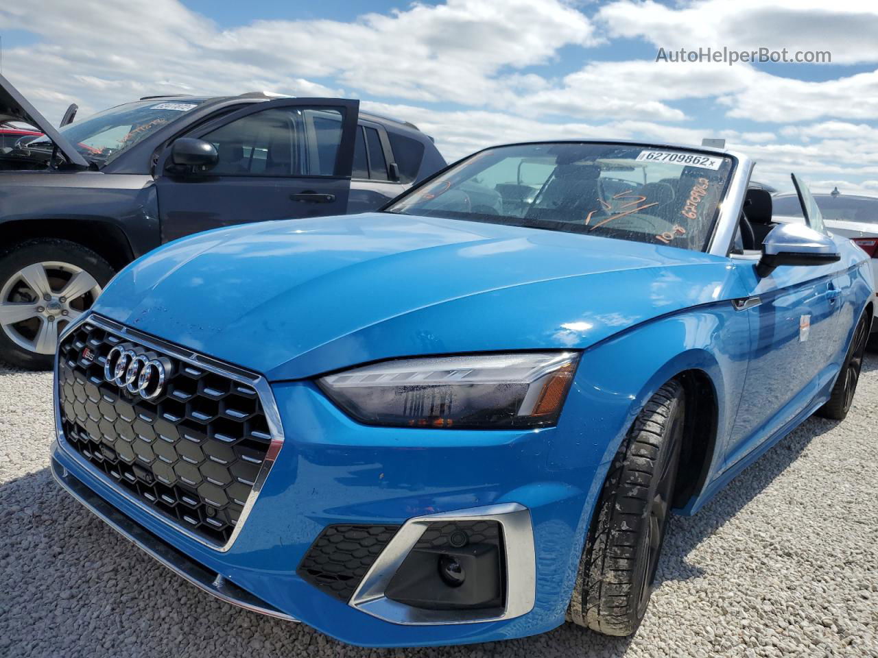 2022 Audi S5 Premium Plus Синий vin: WAUW4GF59NN001505