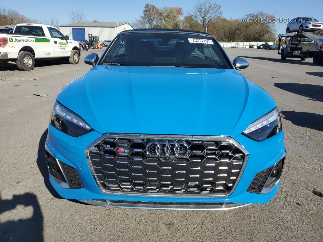 2022 Audi S5 Premium Plus Blue vin: WAUW4GF59NN001505