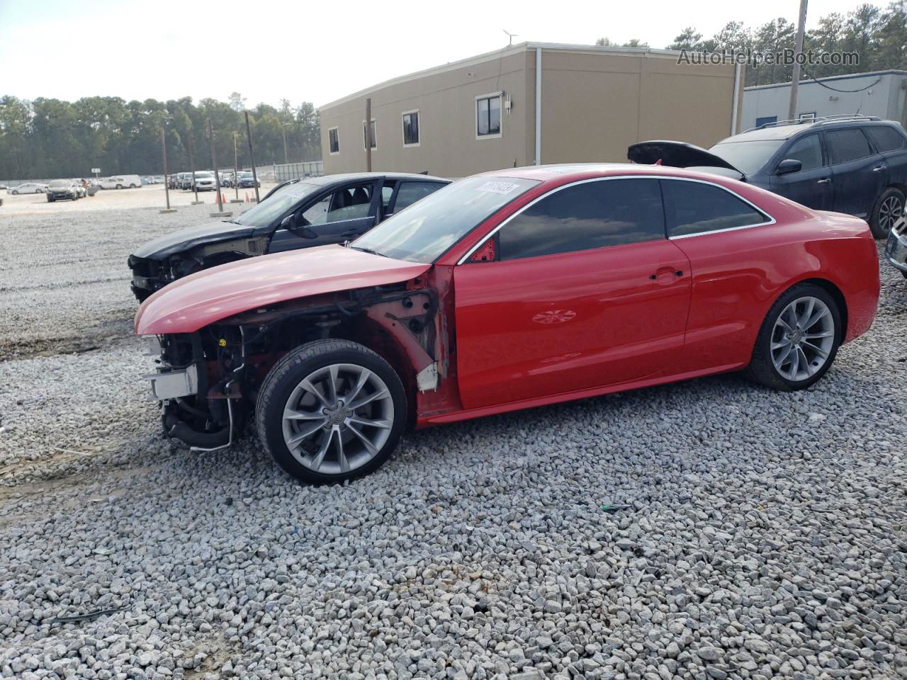 2014 Audi A5 Prestige Red vin: WAUWFAFR0EA000812