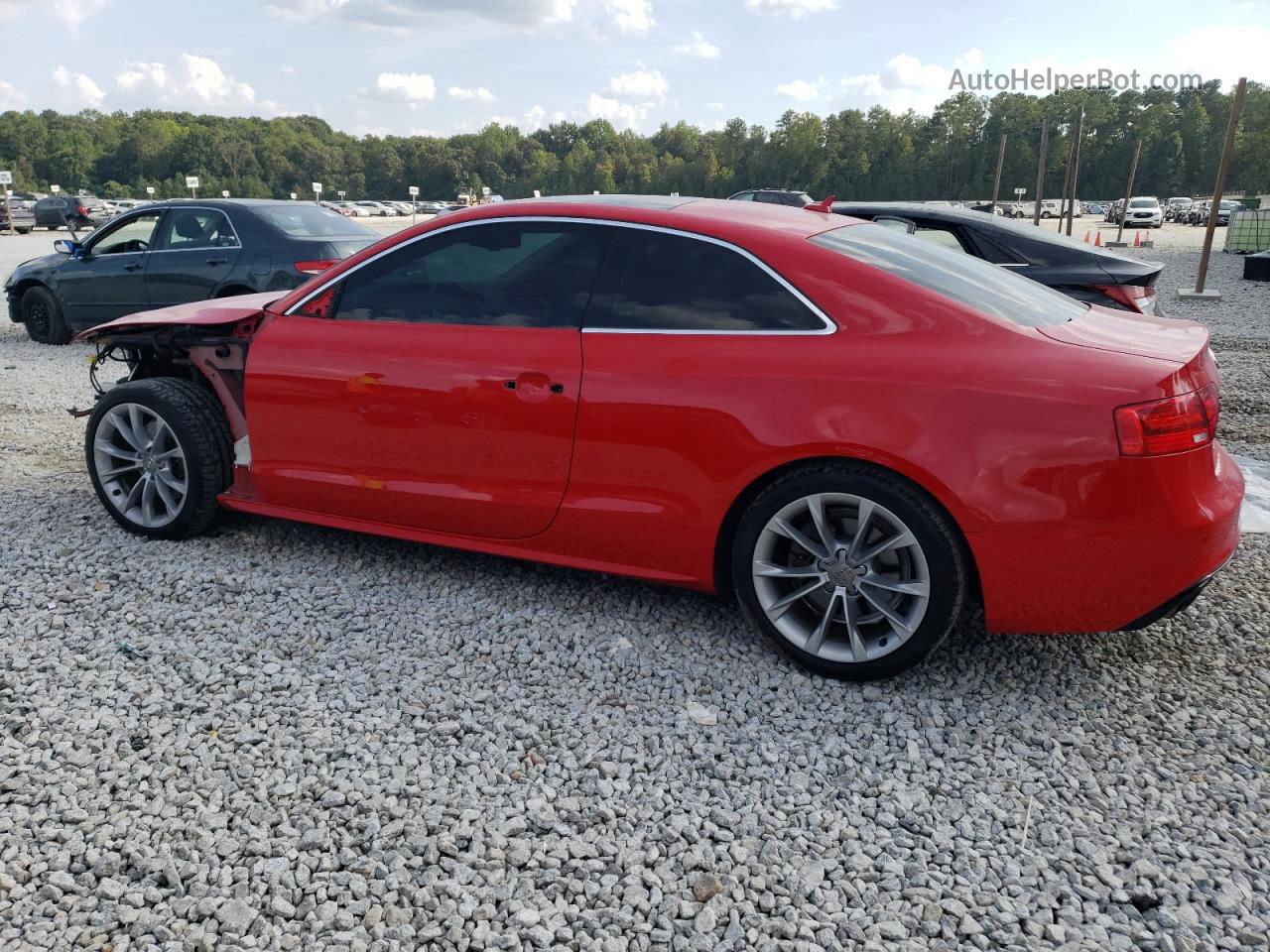 2014 Audi A5 Prestige Красный vin: WAUWFAFR0EA000812