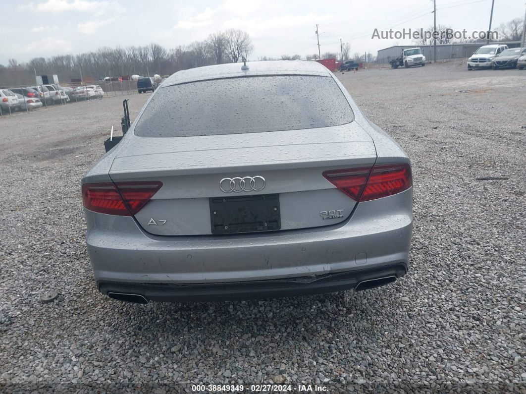 2016 Audi A7 3.0t Premium Plus Gray vin: WAUWGAFC3GN022095