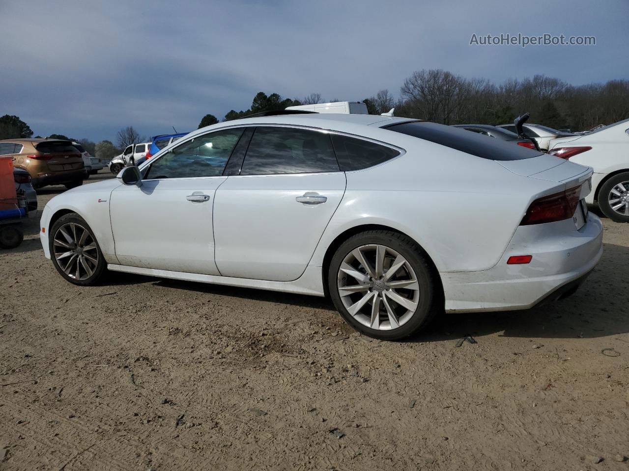 2016 Audi A7 Premium Plus White vin: WAUWGAFC3GN069501