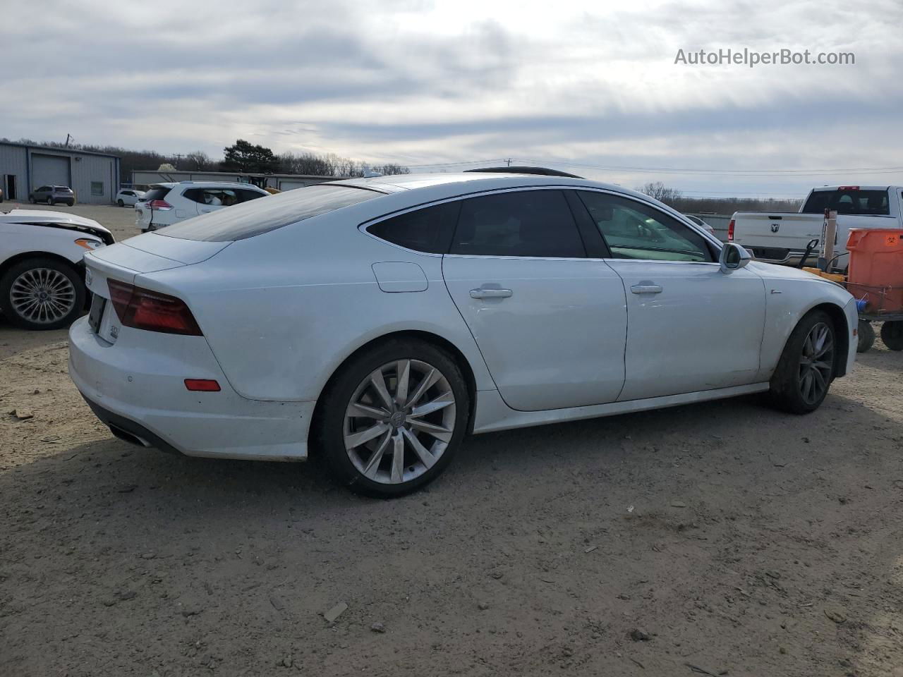 2016 Audi A7 Premium Plus White vin: WAUWGAFC3GN069501