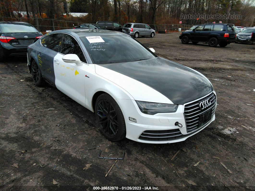 2016 Audi A7 3.0 Premium Plus White vin: WAUWGAFC3GN138624