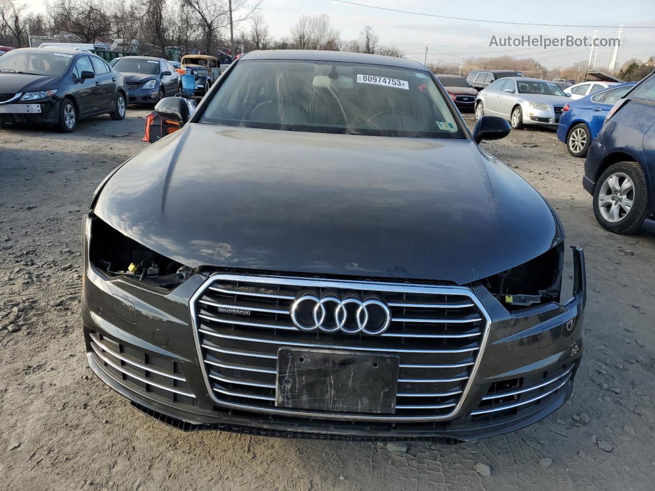 2016 Audi A7 Premium Plus Черный vin: WAUWGAFC4GN008691