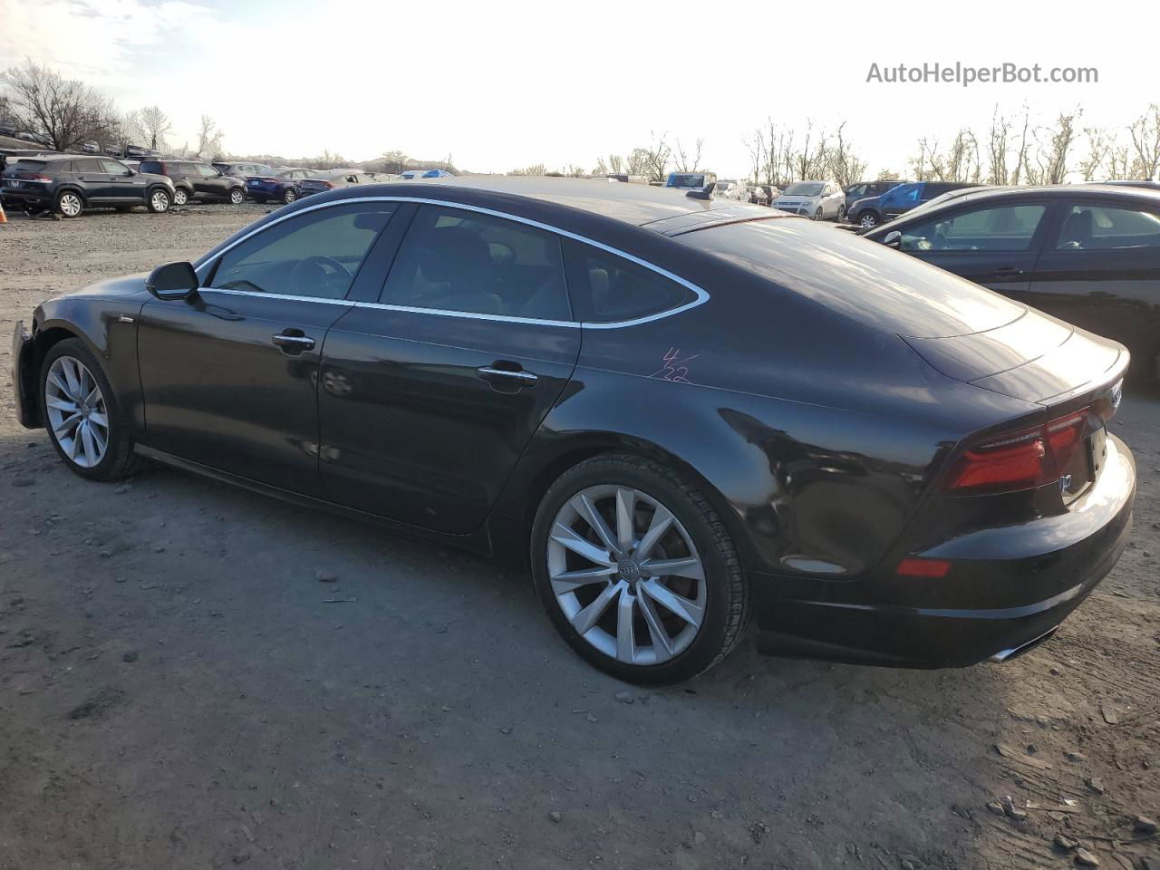 2016 Audi A7 Premium Plus Черный vin: WAUWGAFC4GN008691