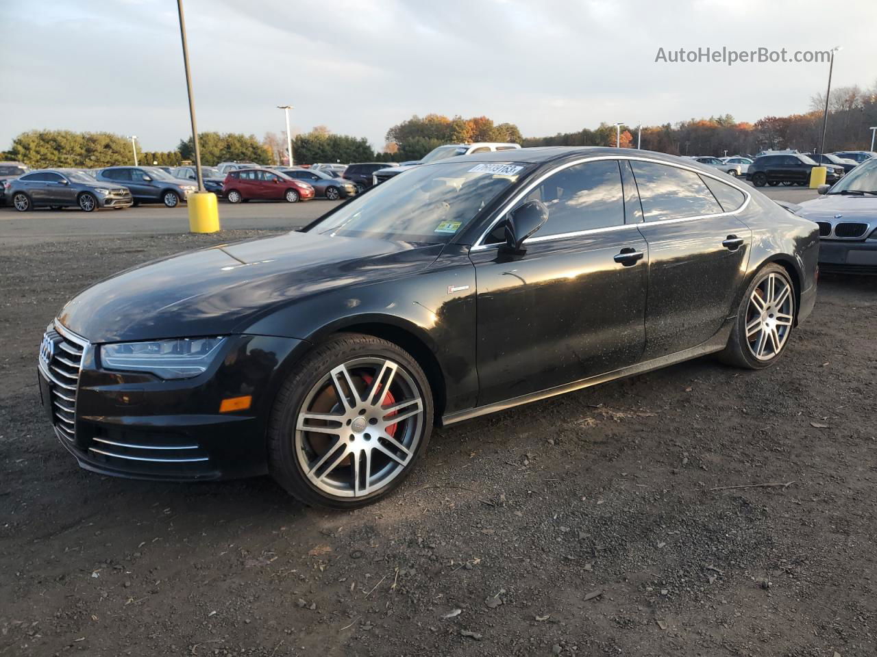 2016 Audi A7 Premium Plus Черный vin: WAUWGAFC4GN019156