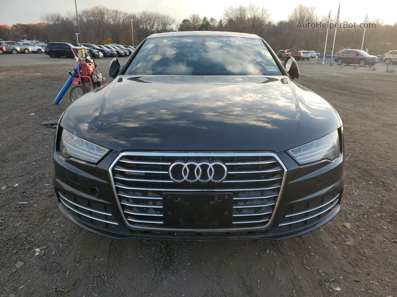 2016 Audi A7 Premium Plus Черный vin: WAUWGAFC4GN019156