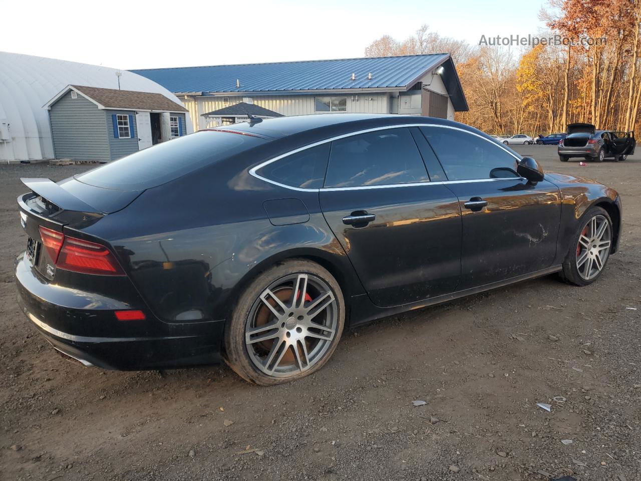 2016 Audi A7 Premium Plus Черный vin: WAUWGAFC4GN019156