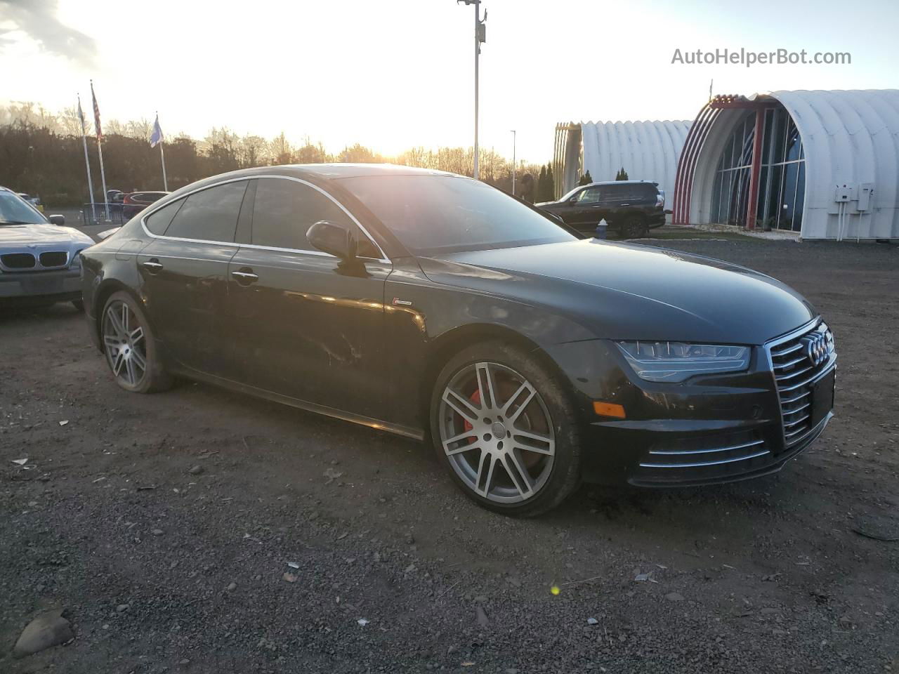 2016 Audi A7 Premium Plus Черный vin: WAUWGAFC4GN019156