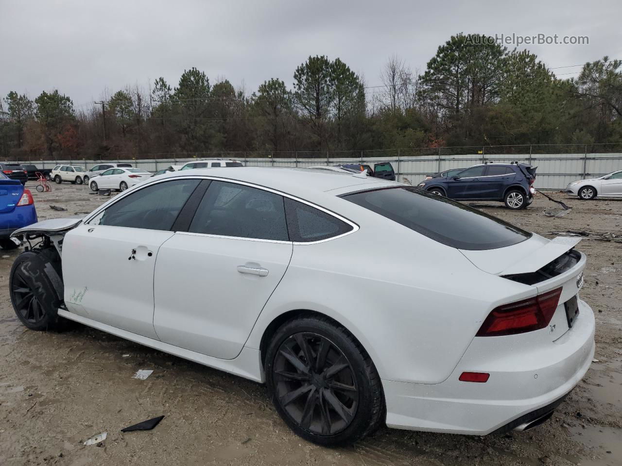 2016 Audi A7 Premium Plus White vin: WAUWGAFC4GN154640