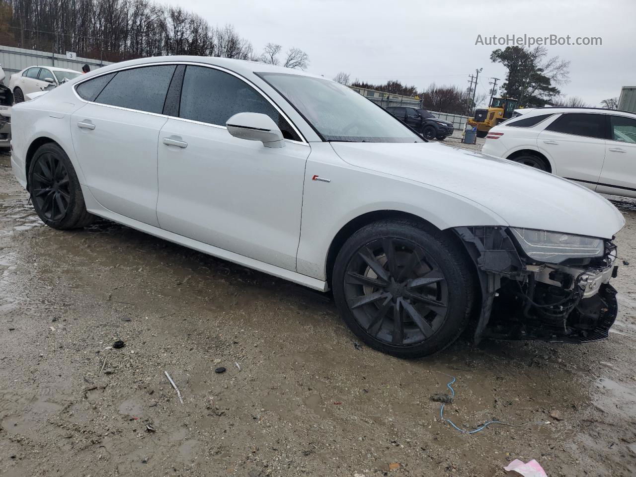 2016 Audi A7 Premium Plus White vin: WAUWGAFC4GN154640