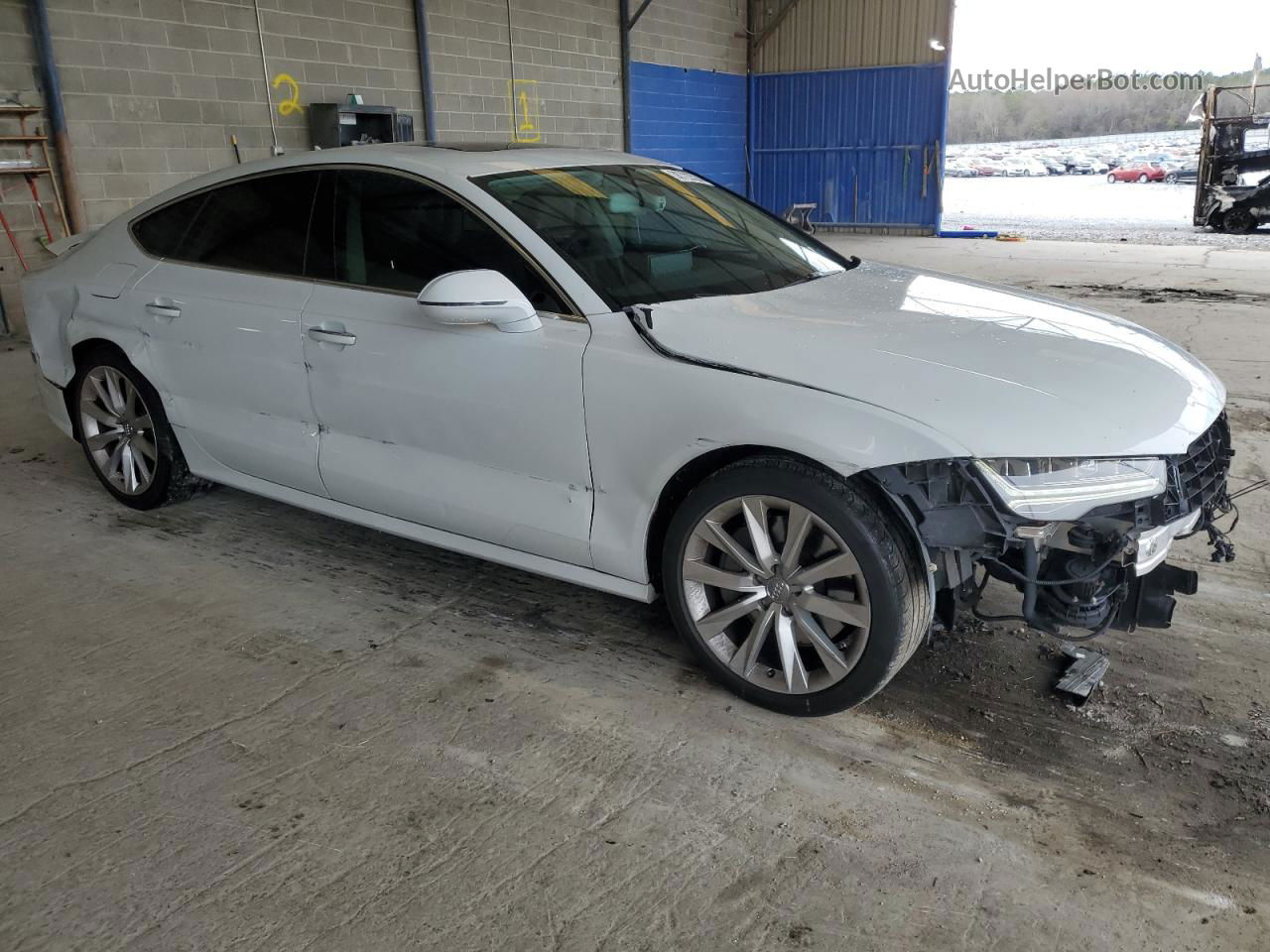 2016 Audi A7 Premium Plus White vin: WAUWGAFC5GN018677