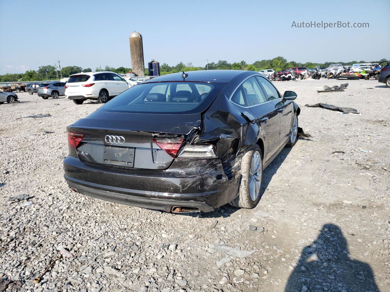 2016 Audi A7 Premium Plus Черный vin: WAUWGAFC5GN087515