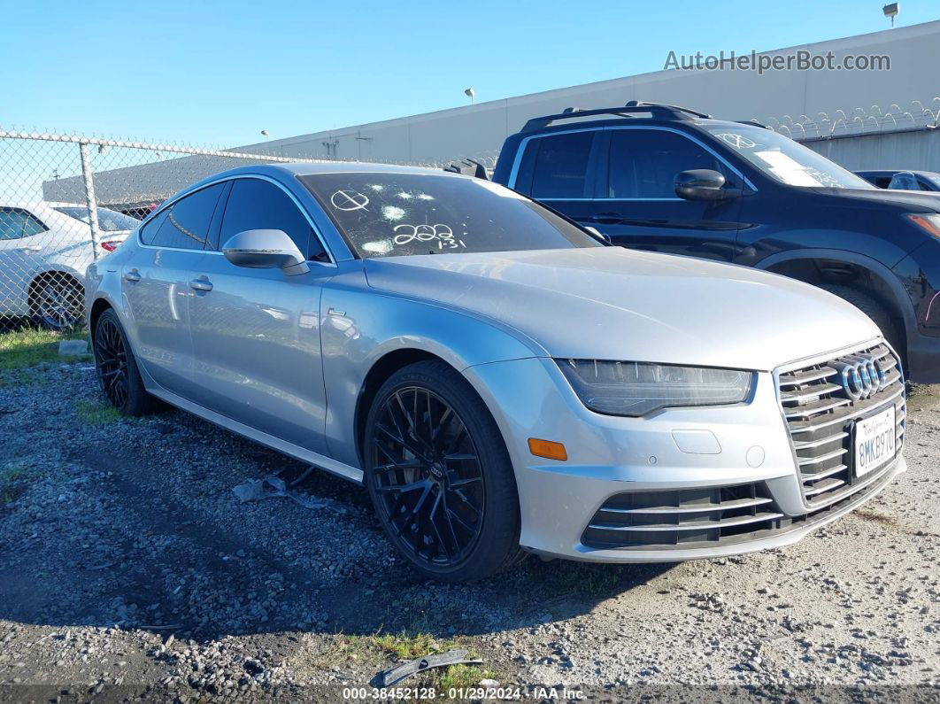 2016 Audi A7 3.0t Premium Plus Серебряный vin: WAUWGAFC6GN002665