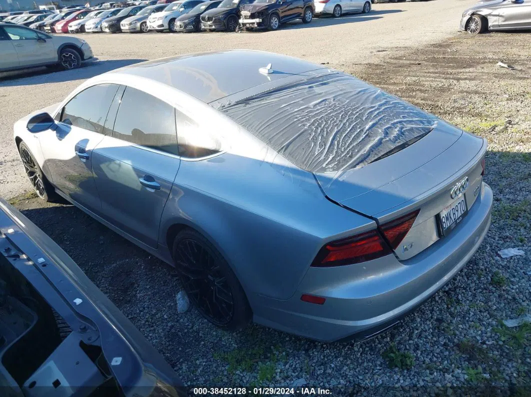 2016 Audi A7 3.0t Premium Plus Silver vin: WAUWGAFC6GN002665