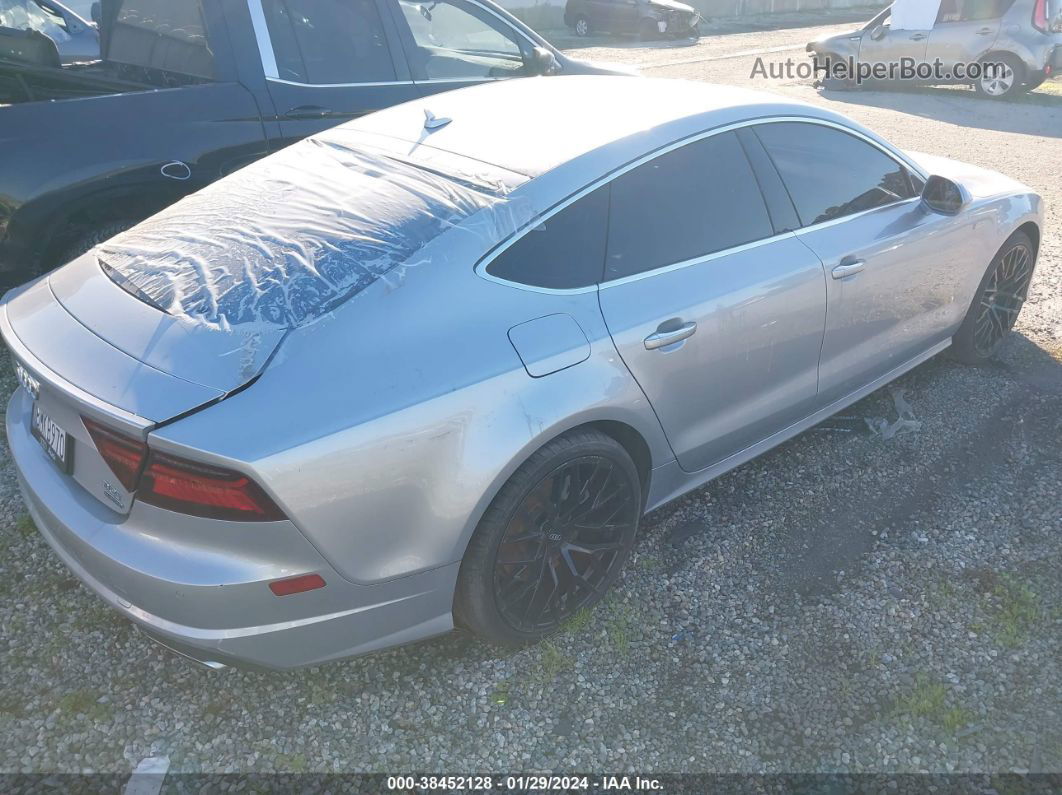 2016 Audi A7 3.0t Premium Plus Серебряный vin: WAUWGAFC6GN002665