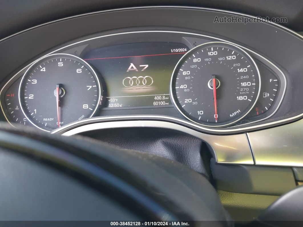 2016 Audi A7 3.0t Premium Plus Серебряный vin: WAUWGAFC6GN002665