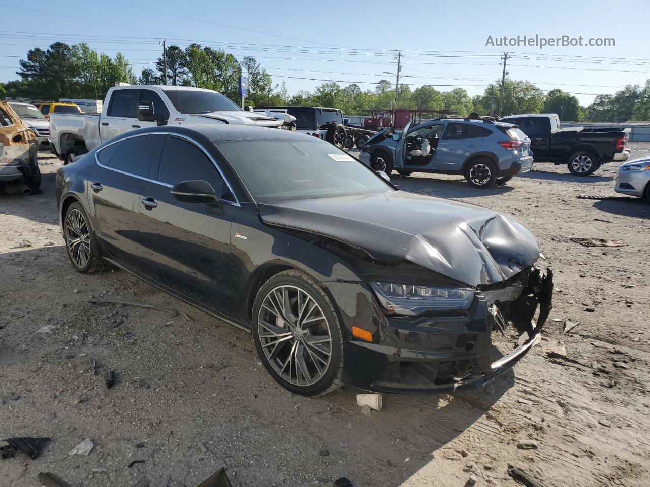 2016 Audi A7 Premium Plus Black vin: WAUWGAFC6GN014069