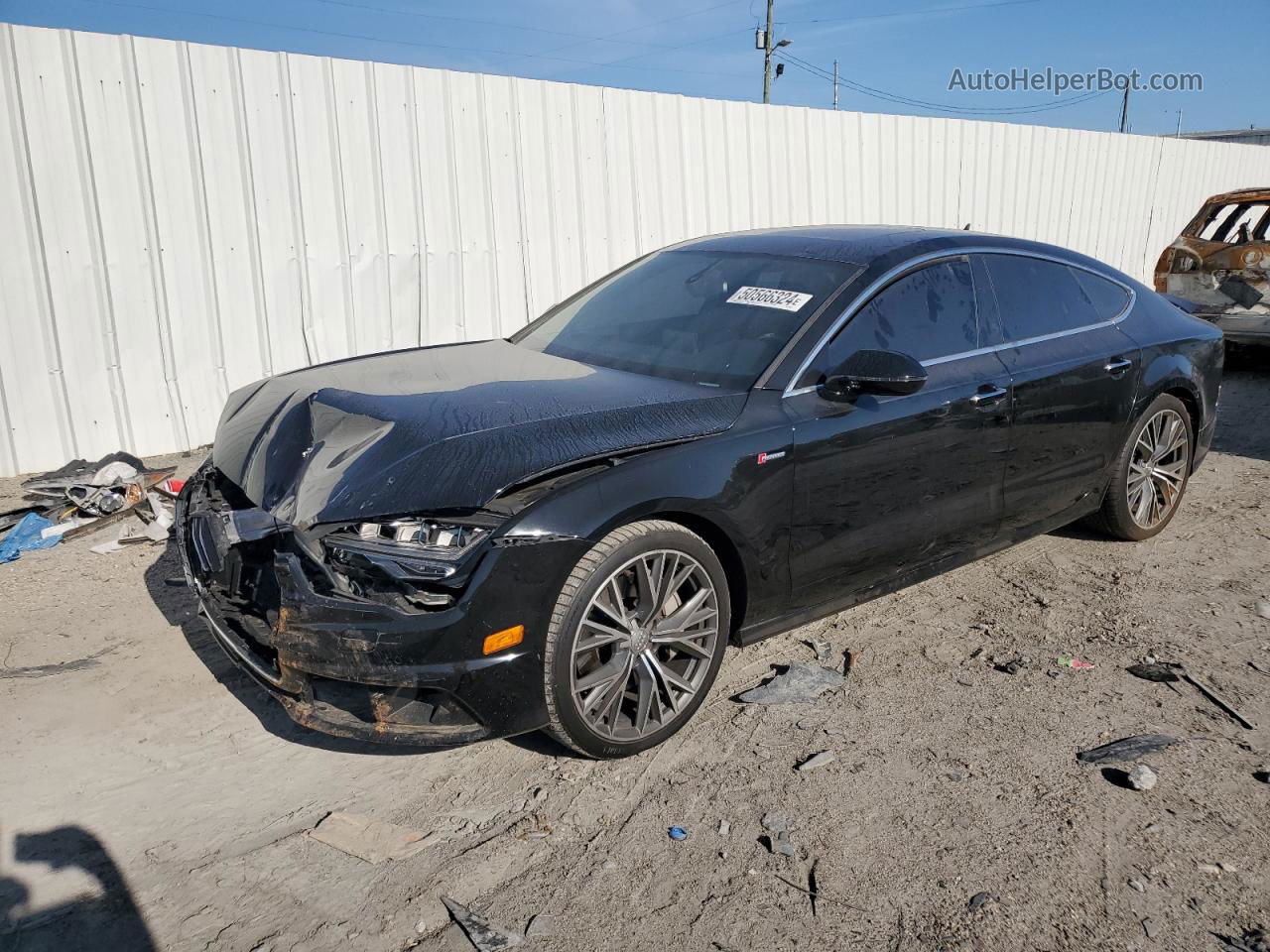 2016 Audi A7 Premium Plus Black vin: WAUWGAFC6GN014069