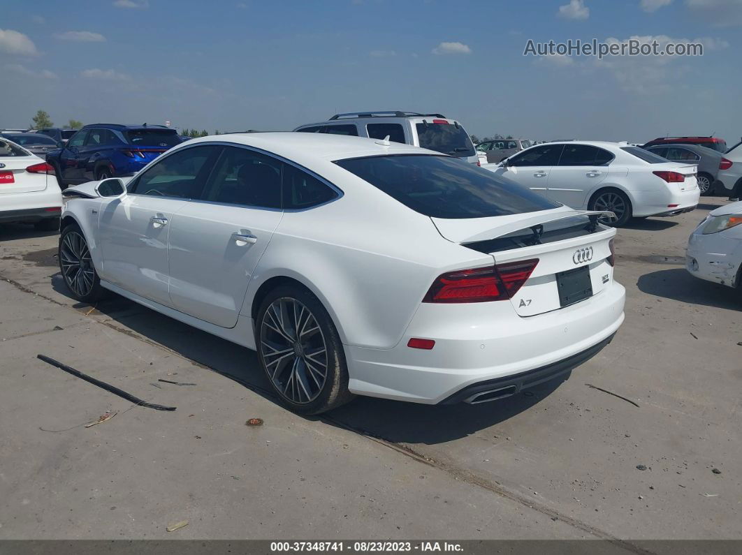 2016 Audi A7 3.0 Premium Plus Белый vin: WAUWGAFC6GN100739