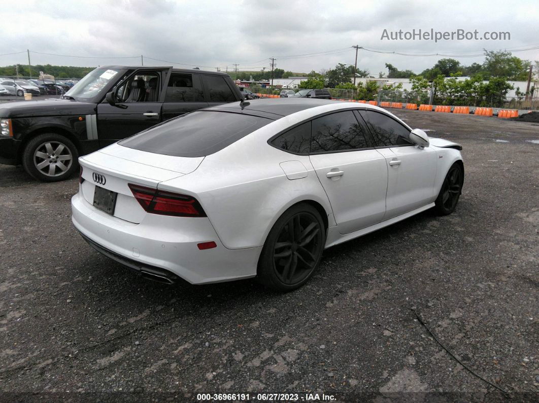 2016 Audi A7 3.0 Premium Plus Белый vin: WAUWGAFC6GN169365