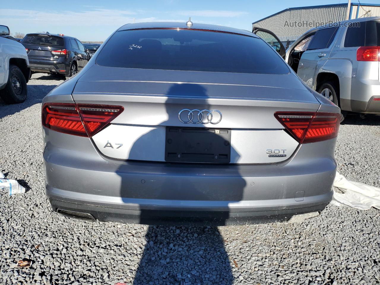 2016 Audi A7 Premium Plus Silver vin: WAUWGAFC7GN005252