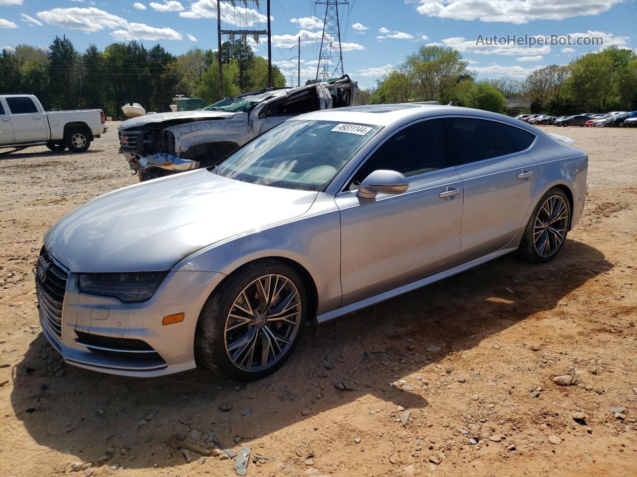 2016 Audi A7 Premium Plus Silver vin: WAUWGAFC7GN006370