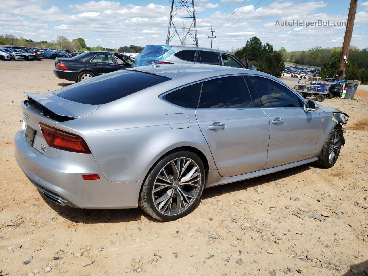 2016 Audi A7 Premium Plus Silver vin: WAUWGAFC7GN006370