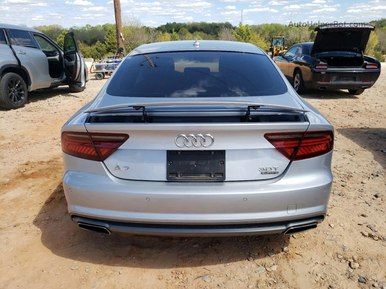 2016 Audi A7 Premium Plus Silver vin: WAUWGAFC7GN006370