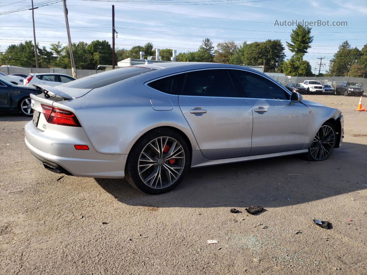 2016 Audi A7 Premium Plus Silver vin: WAUWGAFC7GN054466