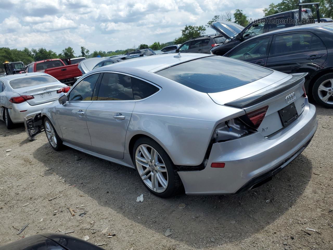 2016 Audi A7 Premium Plus Silver vin: WAUWGAFC7GN146483