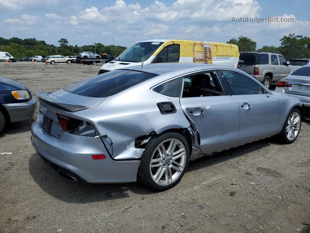 2016 Audi A7 Premium Plus Silver vin: WAUWGAFC7GN146483