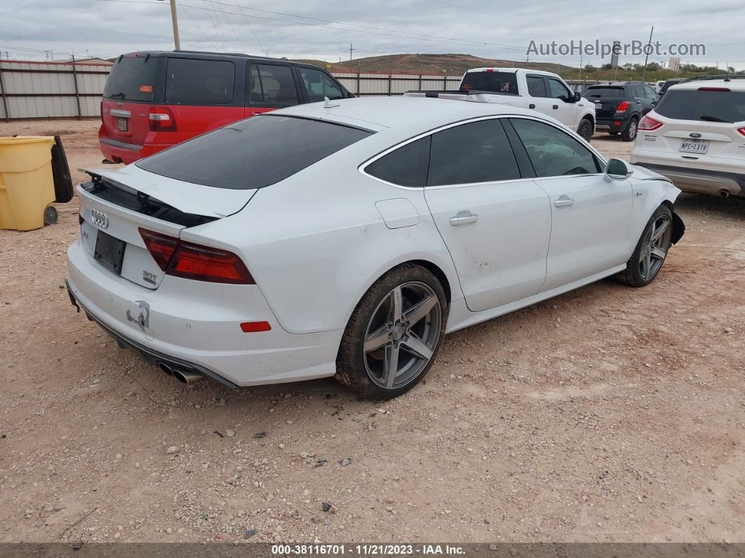 2016 Audi A7 3.0t Premium Plus White vin: WAUWGAFC7GN180651