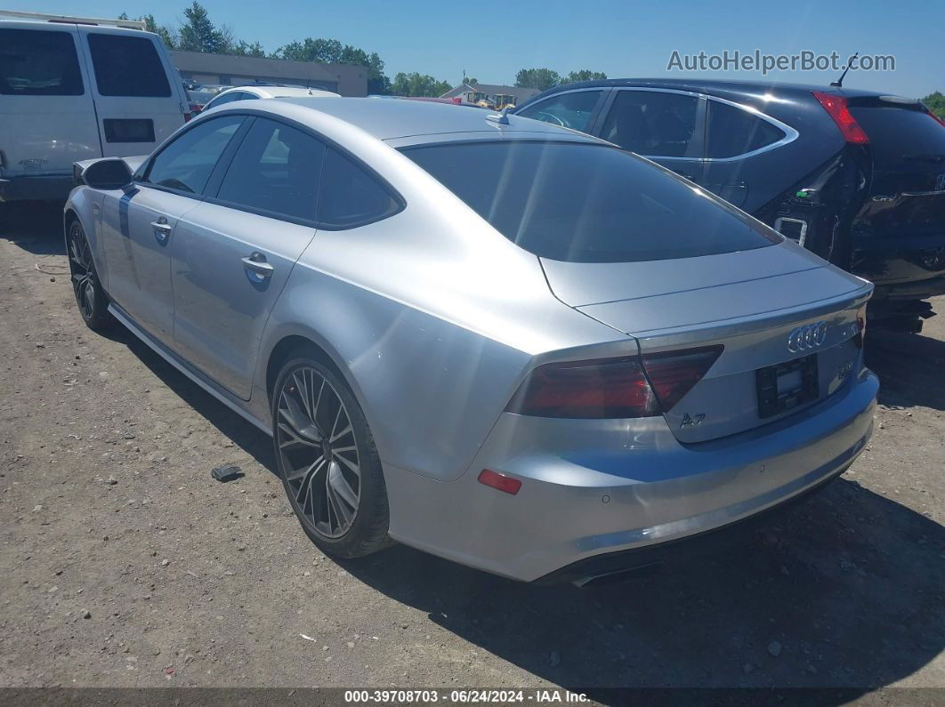 2016 Audi A7 3.0t Premium Plus Silver vin: WAUWGAFC8GN012968