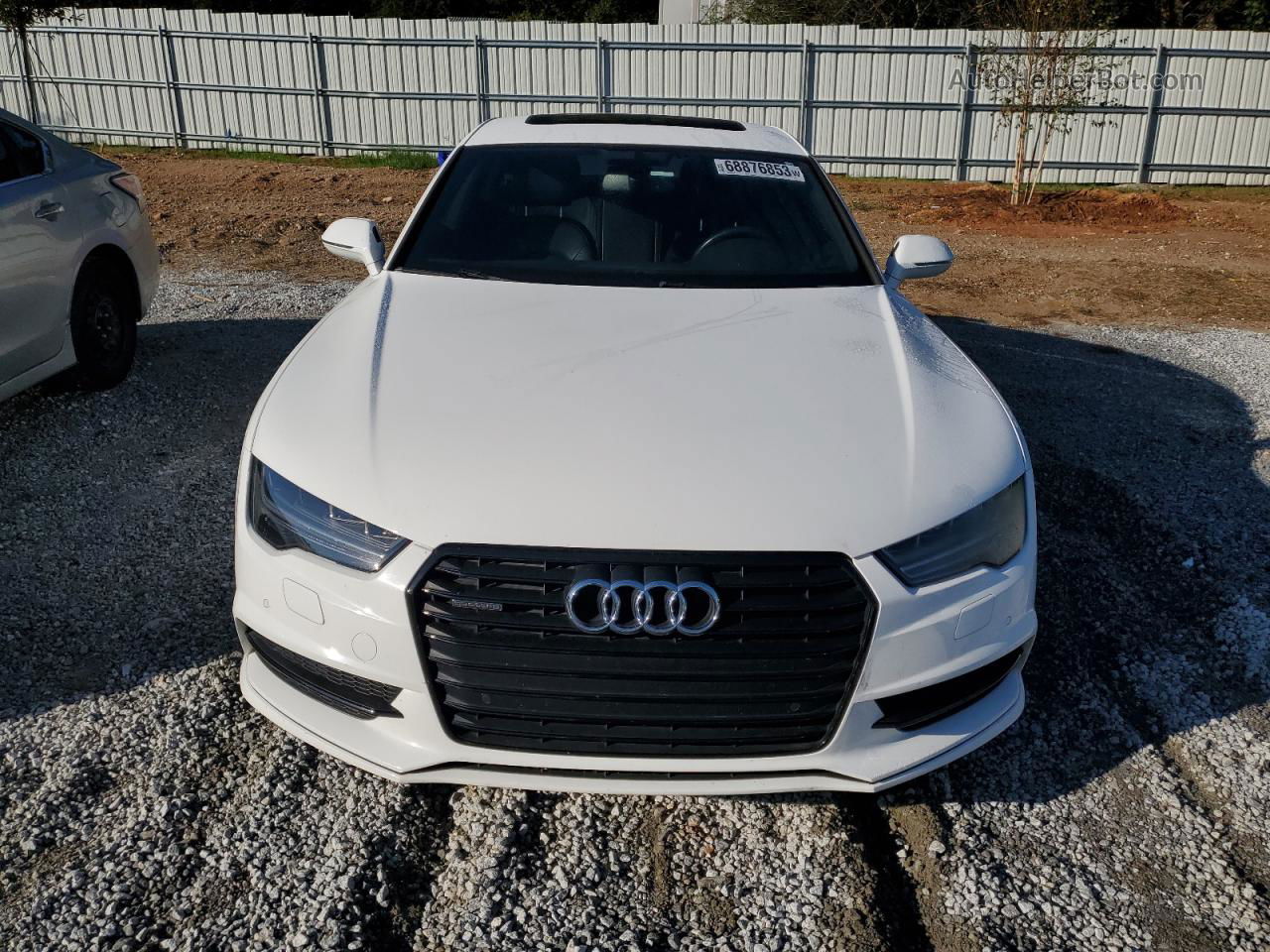 2016 Audi A7 Premium Plus White vin: WAUWGAFC8GN082745