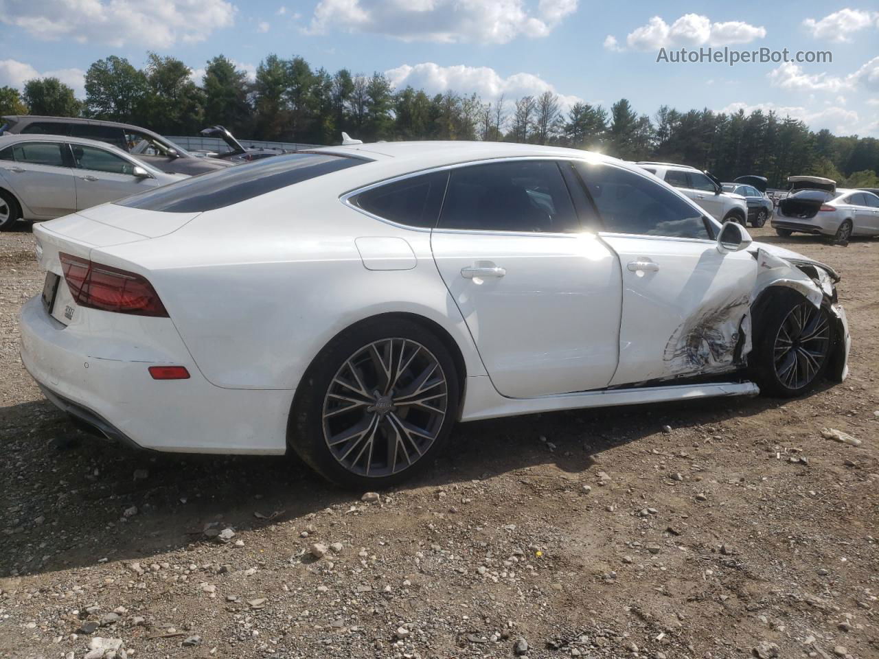 2016 Audi A7 Premium Plus White vin: WAUWGAFCXGN052744