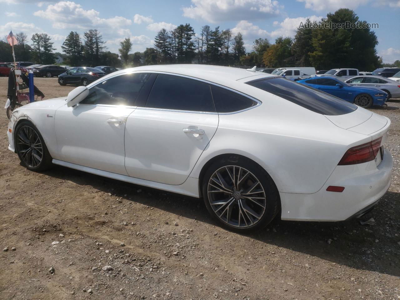 2016 Audi A7 Premium Plus White vin: WAUWGAFCXGN052744