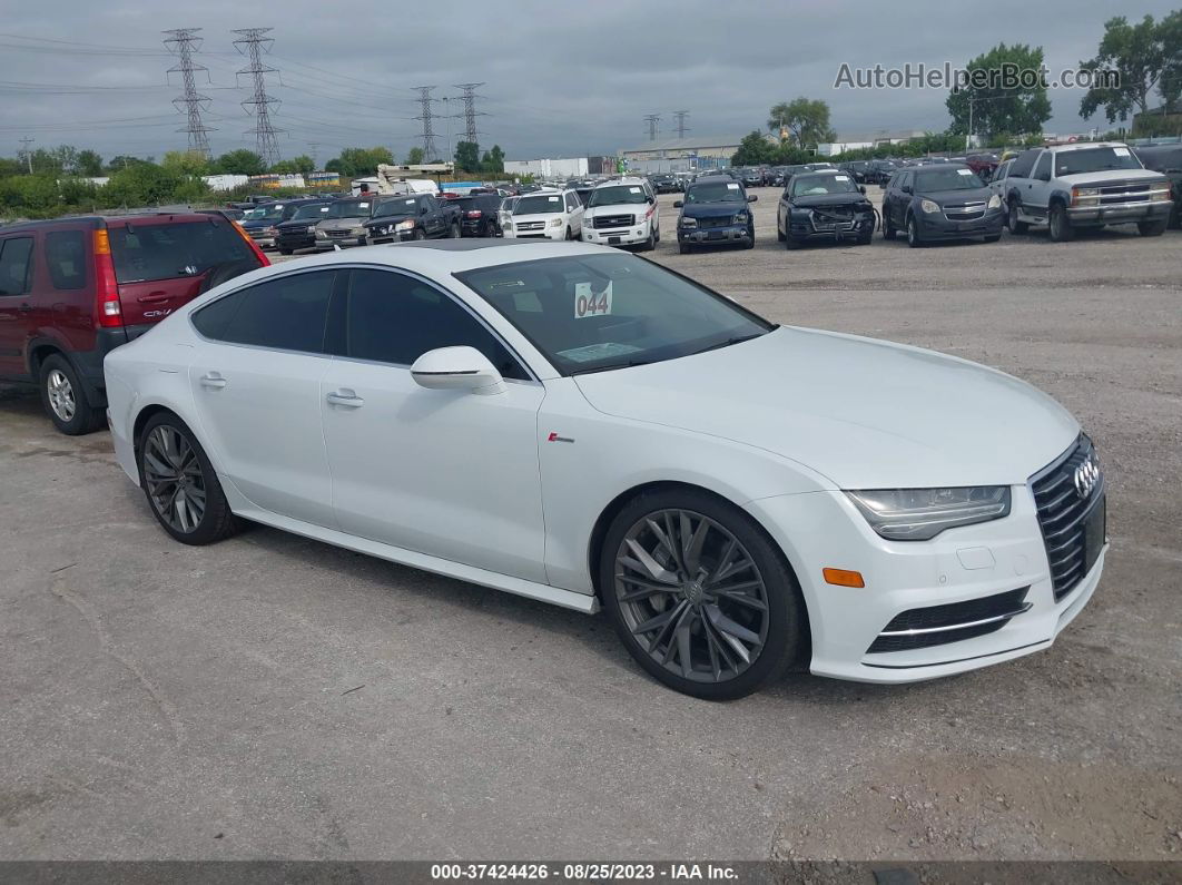 2016 Audi A7 3.0 Premium Plus White vin: WAUWGAFCXGN055353