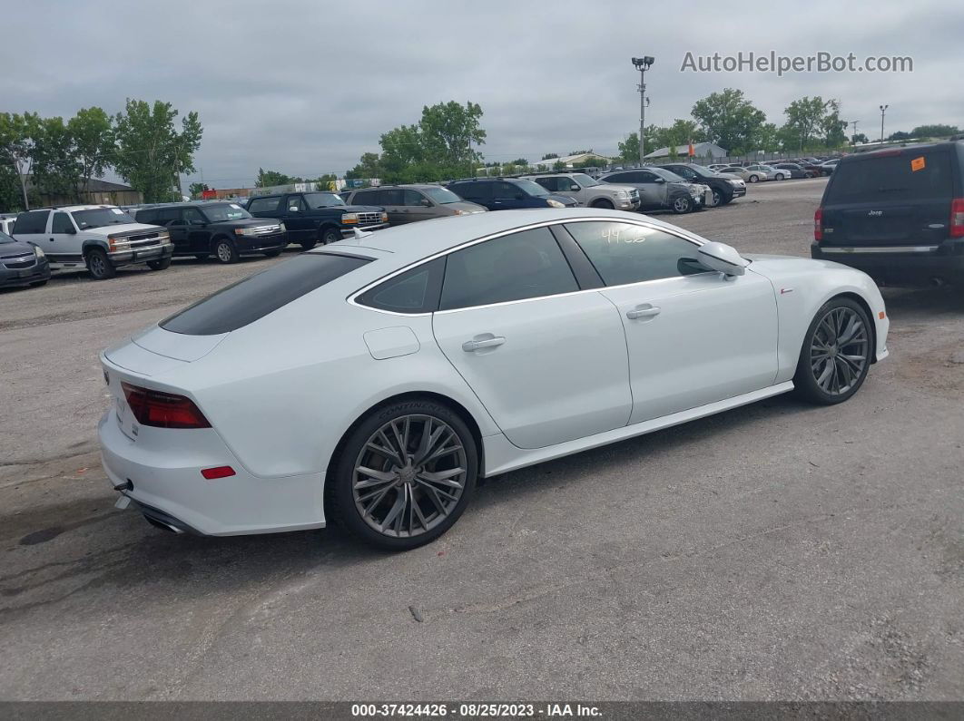 2016 Audi A7 3.0 Premium Plus White vin: WAUWGAFCXGN055353