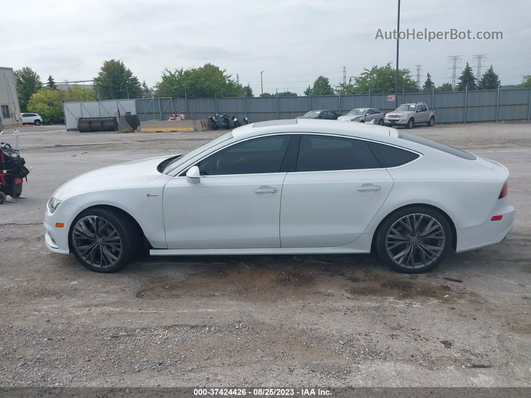 2016 Audi A7 3.0 Premium Plus White vin: WAUWGAFCXGN055353