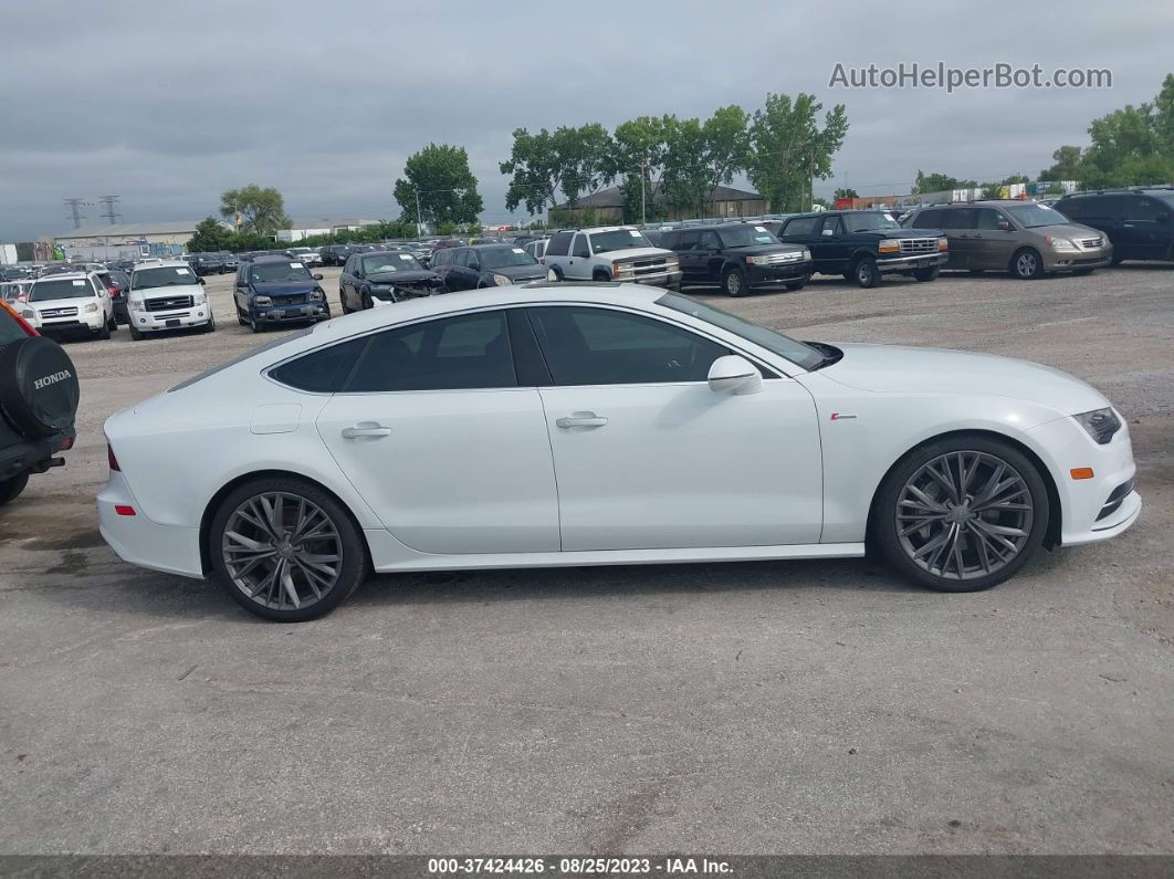 2016 Audi A7 3.0 Premium Plus White vin: WAUWGAFCXGN055353