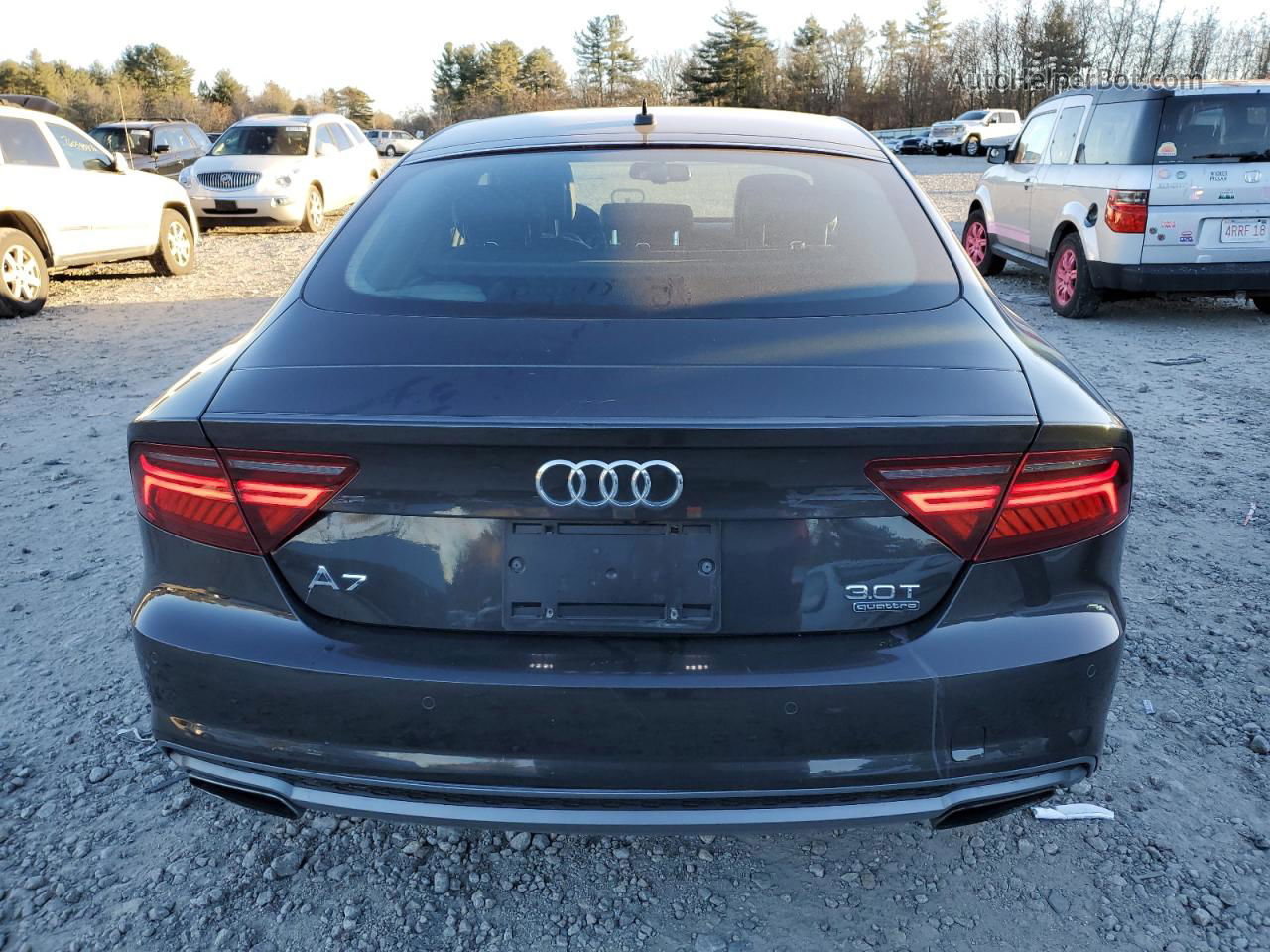 2016 Audi A7 Premium Plus Gray vin: WAUWGAFCXGN057619