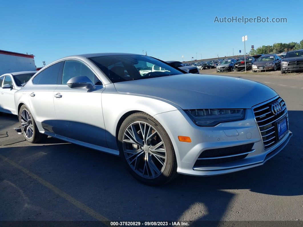 2016 Audi A7 3.0 Premium Plus Silver vin: WAUWGAFCXGN071553