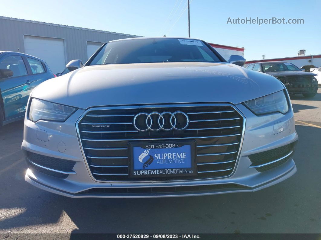 2016 Audi A7 3.0 Premium Plus Silver vin: WAUWGAFCXGN071553