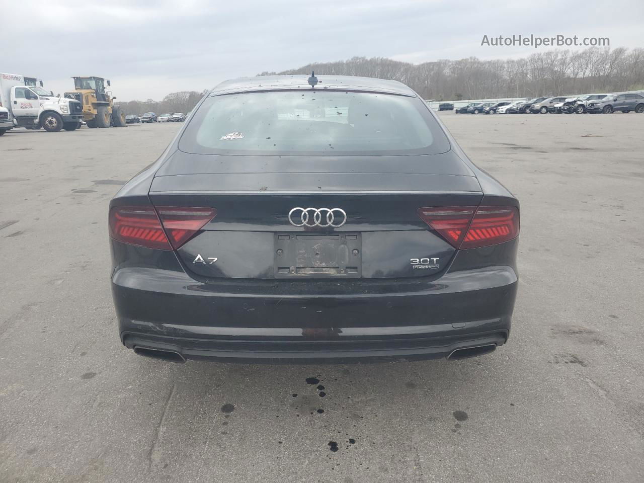 2016 Audi A7 Premium Plus Черный vin: WAUWGAFCXGN106186